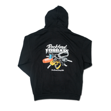 Load image into Gallery viewer, Black Hoodie w/ RF Keys - Back
