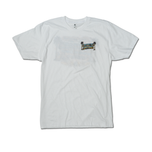 Load image into Gallery viewer, White T-shirt w/ RF Palm Trees: Front
